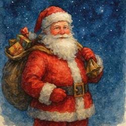 A Sack Full of Presents - Personalised Christmas Card