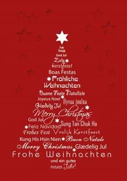 International Message - Personalised Christmas Card