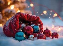 Sack of Baubles - Personalised Christmas Card