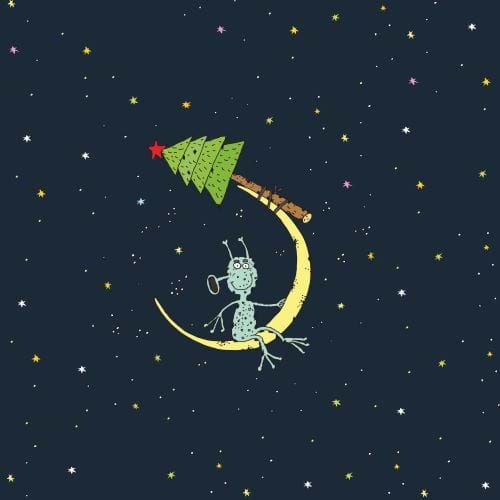 An Alien Christmas - Personalised Christmas Card