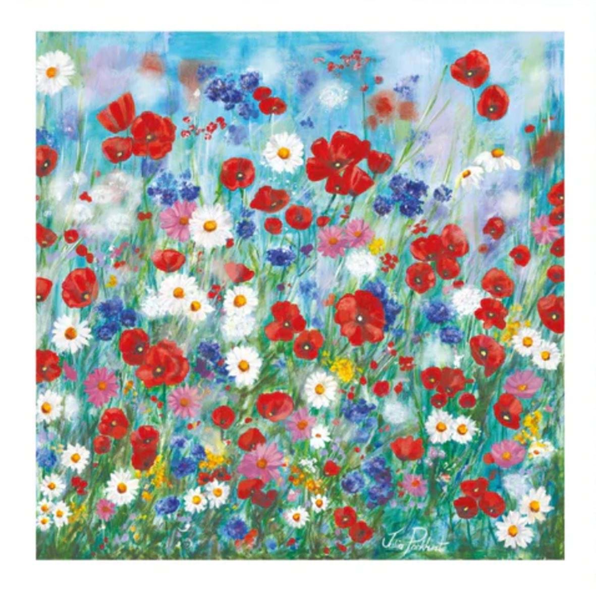 Poppy Splash Greeting Card
