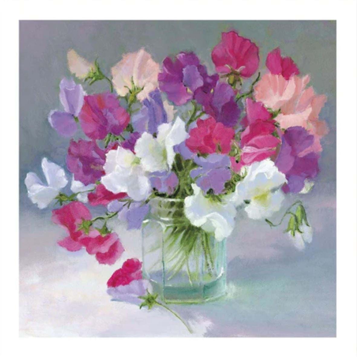 Sweet Peas Greeting Card