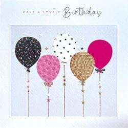Balloons Birthday Card