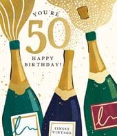 Finest Vintage 50th Birthday Card