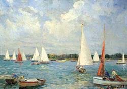 Sailing Greeting Card