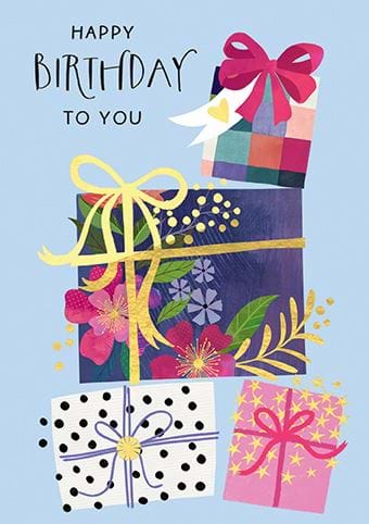Presents Birthday Card