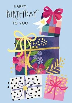 Presents Birthday Card