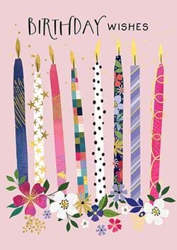 Candles Birthday Card