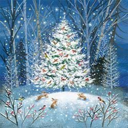 Enchanted Forest - Personalised Christmas Card