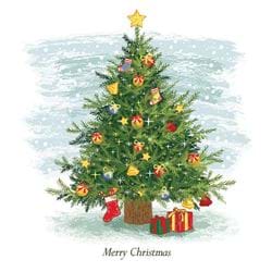 Festive Fir Tree - Personalised Christmas Card
