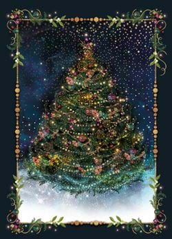 Festive Glow - Personalised Christmas Card
