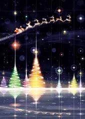 Festive Illuminations - Personalised Christmas Card