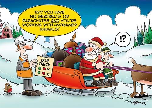 Merry Mishaps - Personalised Christmas Card