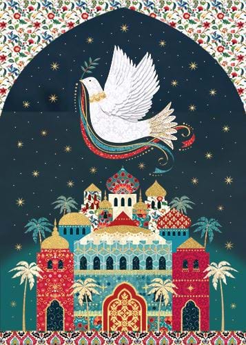 Peace over Bethlehem - Personalised Christmas Card