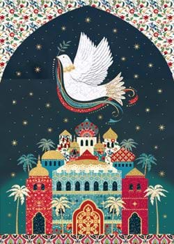 Peace over Bethlehem - Personalised Christmas Card