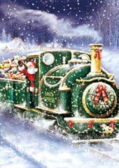 Santa Express - Personalised Christmas Card