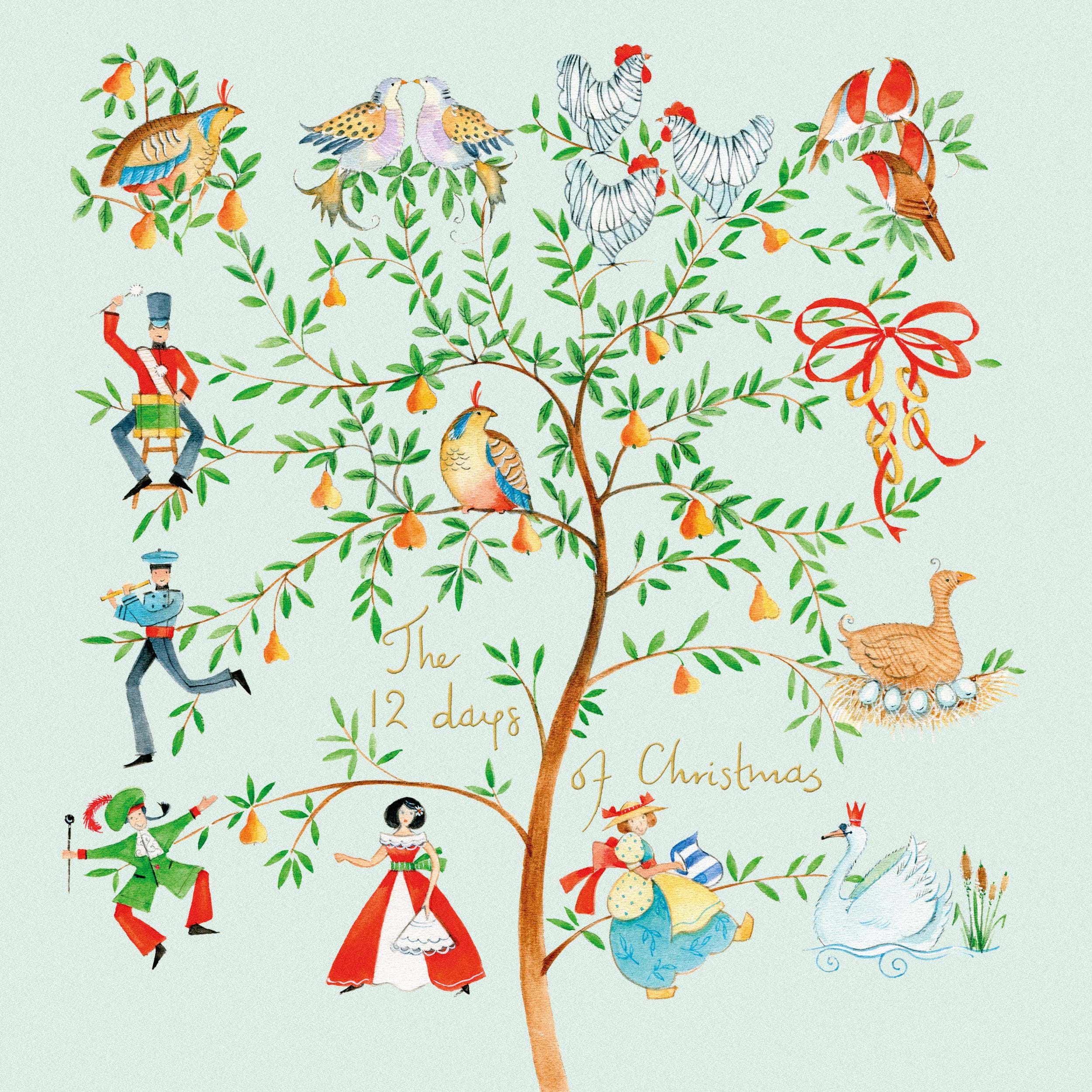 The 12 Days of Christmas - Personalised Christmas Card