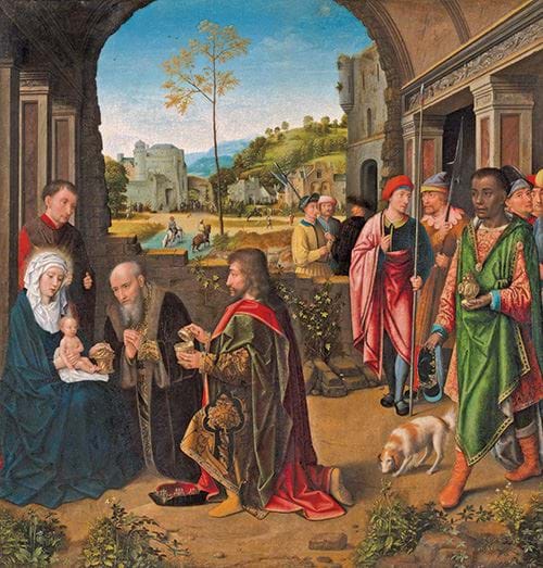 The Adoration of the Kings - Personalised Christmas Card