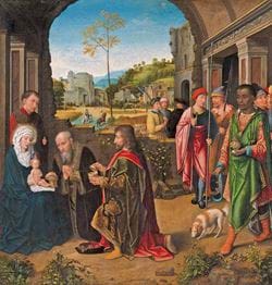 The Adoration of the Kings - Personalised Christmas Card