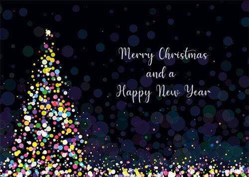 Tree of Lights - Personalised Christmas Card