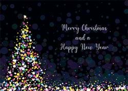 Tree of Lights - Personalised Christmas Card