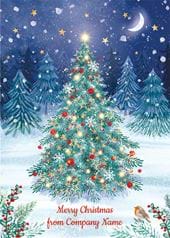 A Merry and Bright Christmas - Front Personalised Christmas Card