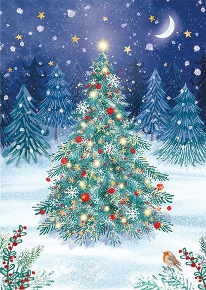 A Merry and Bright Christmas - Personalised Christmas Card