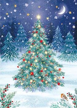 A Merry and Bright Christmas - Personalised Christmas Card