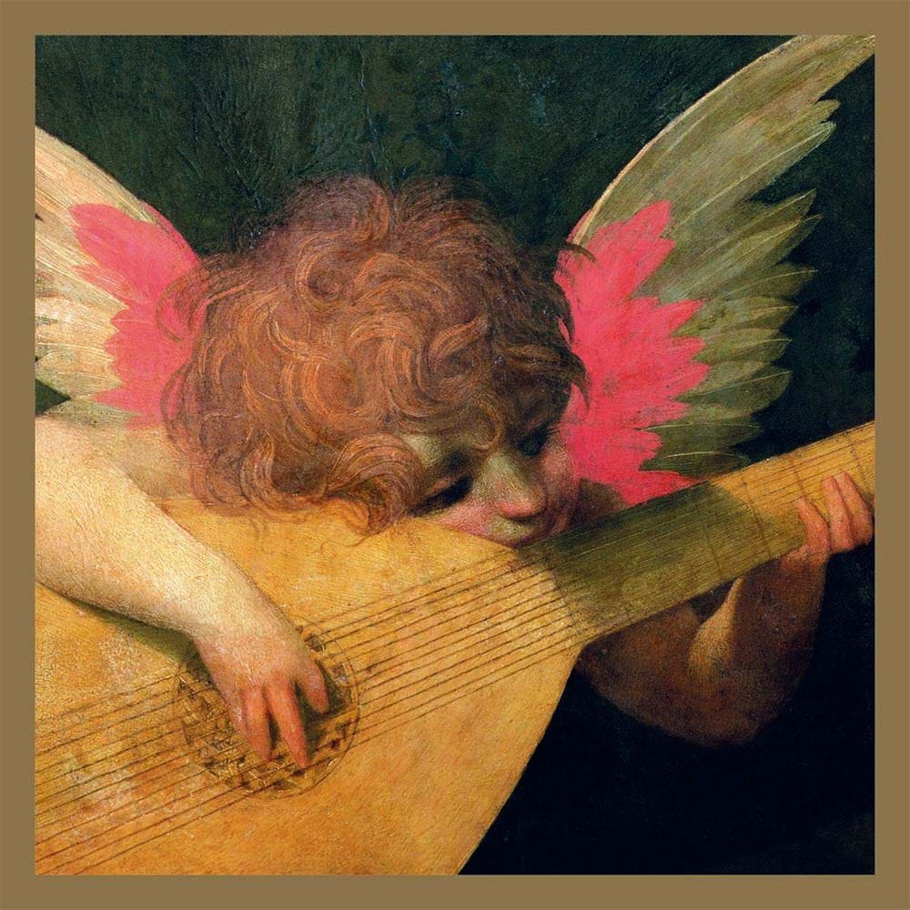 Angel Musician Christmas Cards - Pack of 8