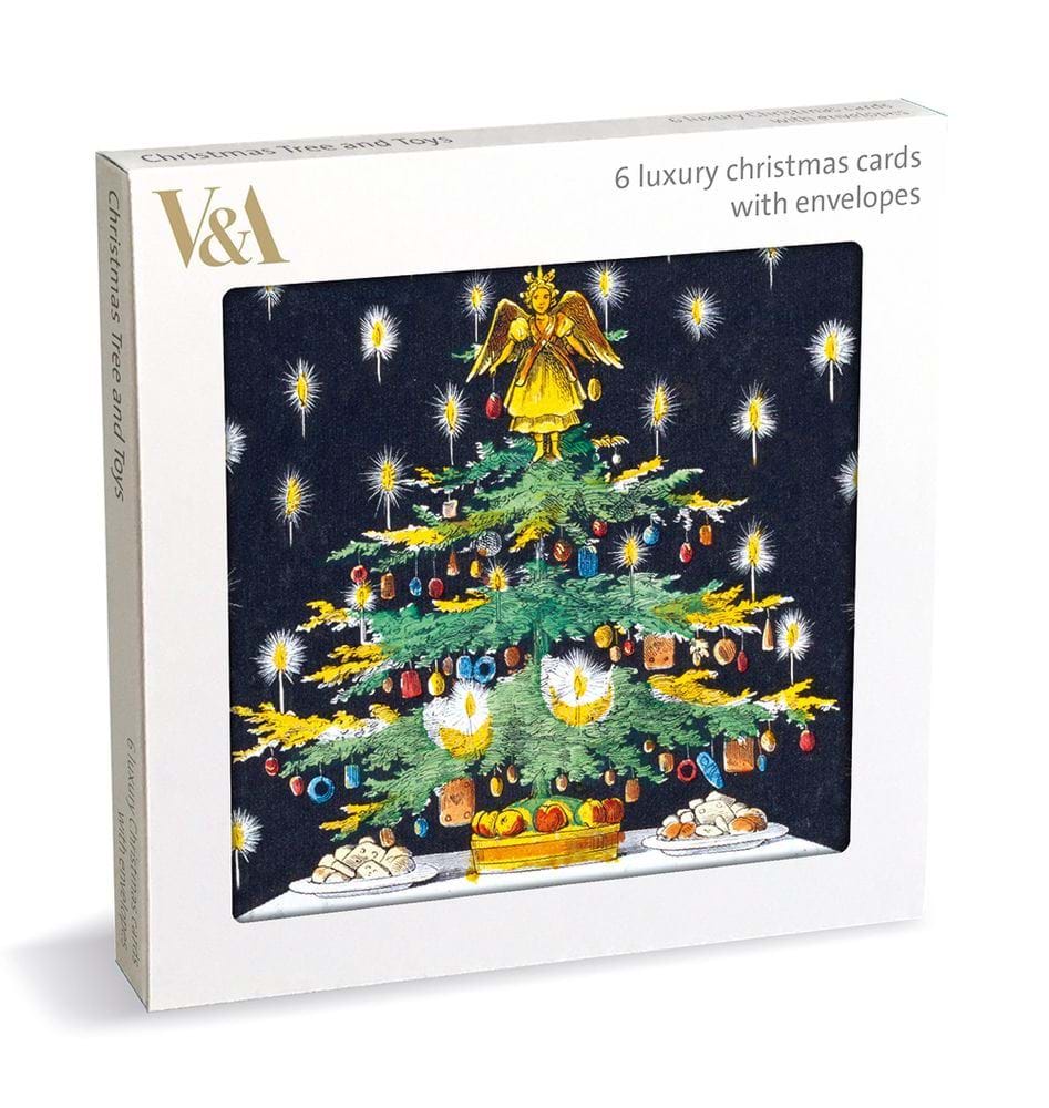 Tree and Toys Christmas Cards - Pack of 6