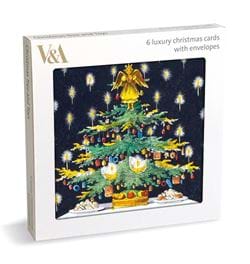 Tree and Toys Christmas Cards - Pack of 6