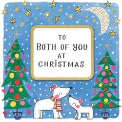 Polar Bears Both of You Christmas Card