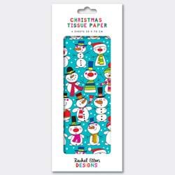 Snowman Christmas Tissue Paper - 4 Sheets