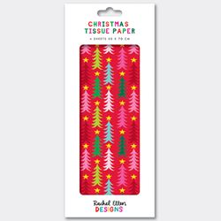 Trees Christmas Tissue Paper - 4 Sheets