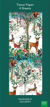 Forest Glade Christmas Tissue Paper - 4 Sheets