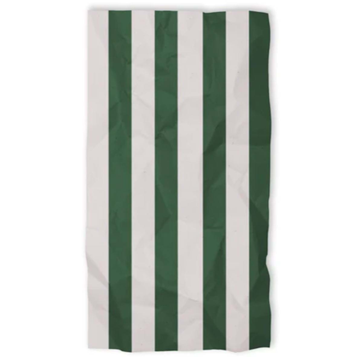 Green Stripes Christmas Tissue Paper - 4 Sheets