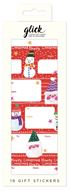 Reindeer Christmas Gift Tag Stickers