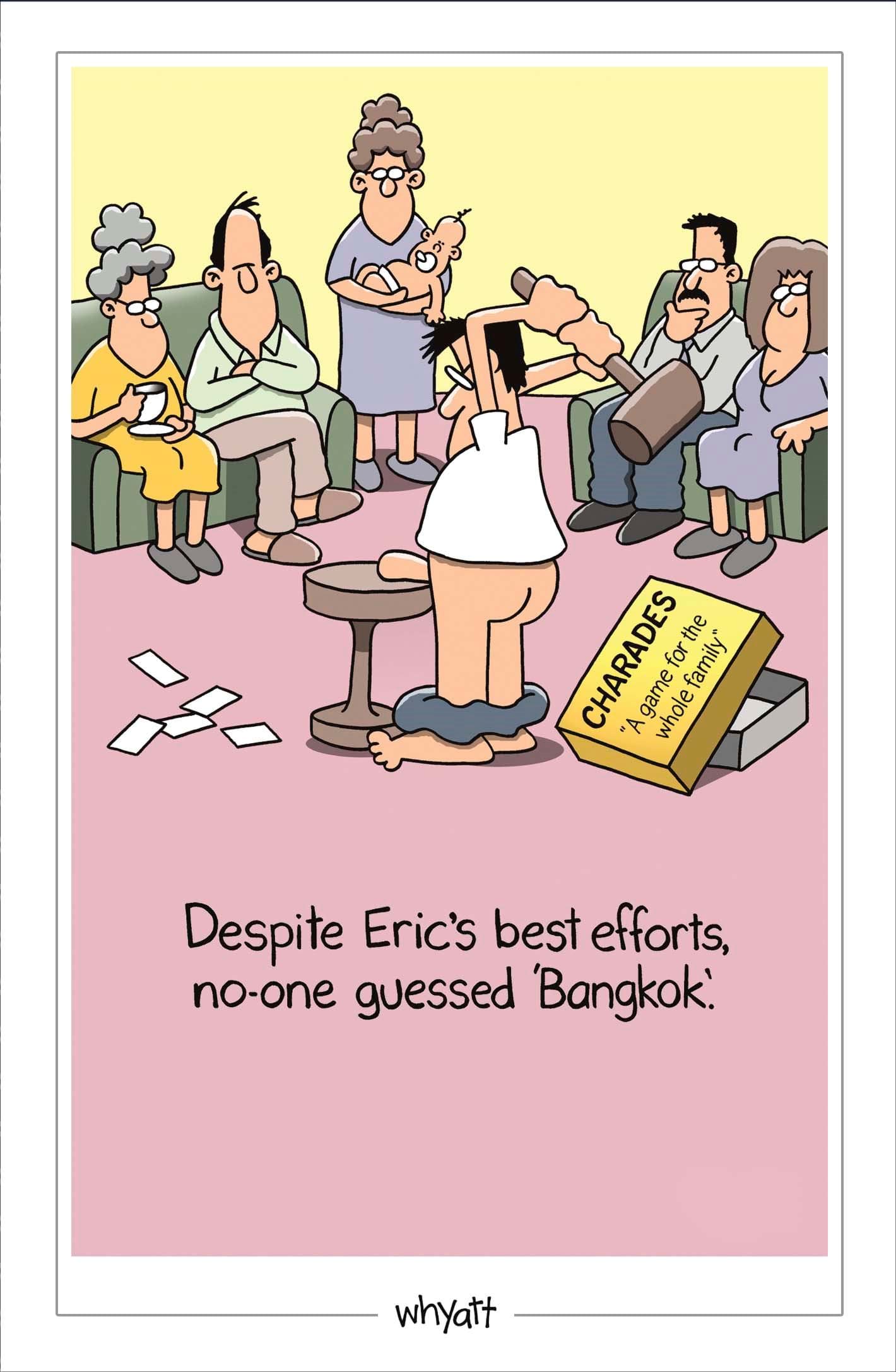 Charades Birthday Card