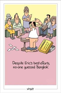 Charades Birthday Card