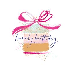 Lovely Cake Birthday Card