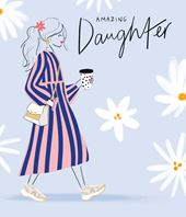Amazing Daughter Birthday Card