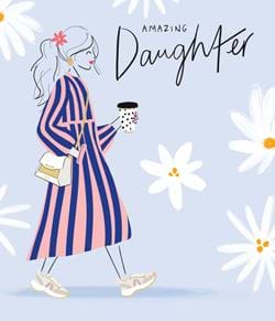 Amazing Daughter Birthday Card