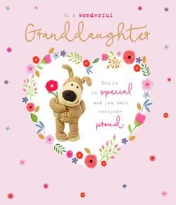 Wonderful Granddaughter Birthday Card
