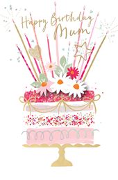 Celebration Cake Mum Birthday Card