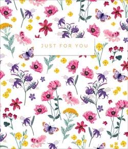 Floral Splash Birthday Card