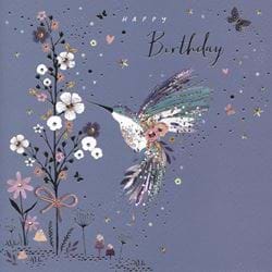 Hummingbird Birthday Card