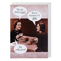 Oh Jolly Good Gin Birthday Card