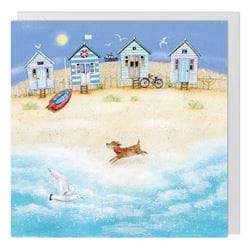 Huts in a Row Greeting Card