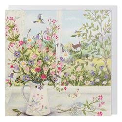 Jug of Wildflowers Greeting Card