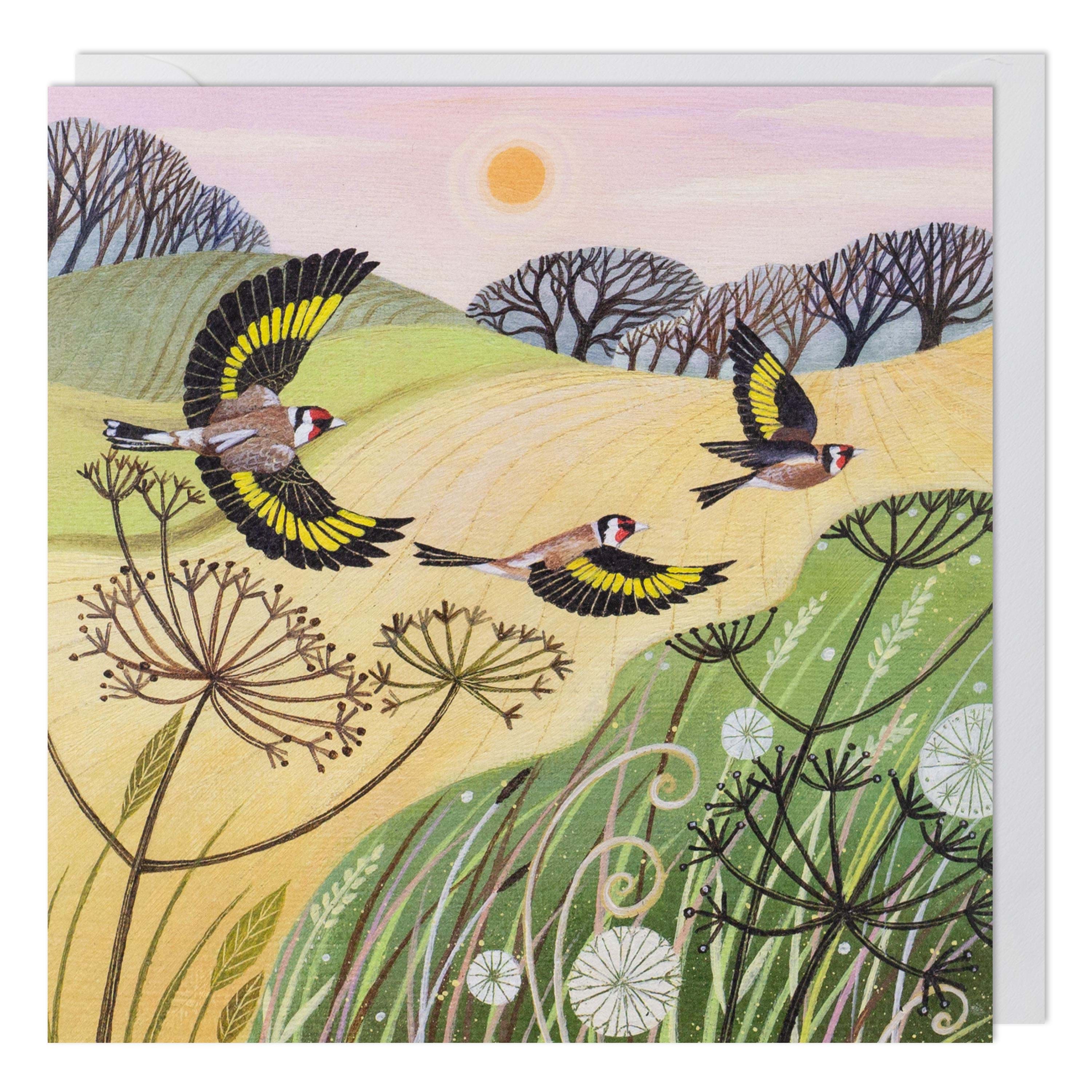 Goldfinches Greeting Card